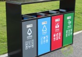 汕尾新增四色分類垃圾桶為創衛工作增光添彩