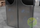 戶外購物商場廣場分類垃圾桶