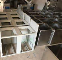 金屬分類垃圾桶工廠生產圖