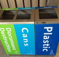 羅定中學分類垃圾桶給同學們一個“深刻的教訓