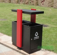 鋼制校園垃圾桶