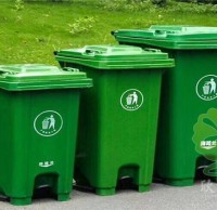 滾輪加厚式塑料垃圾桶