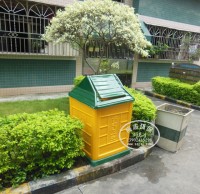 高顏值分類垃圾箱全新亮相