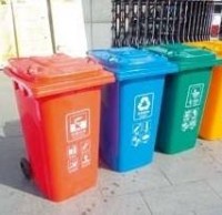 濱湖區首次在農貿市場 設置分類垃圾桶