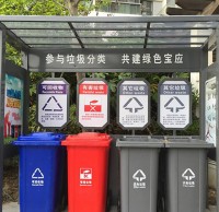戶外物業(yè)小區(qū)四分類垃圾房