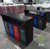 認識四色垃圾桶 , 垃圾分類靠大家