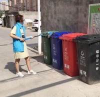 清潔轄區垃圾桶，營造分類好環境