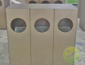 廣州黃埔軍校紀念館分類不銹鋼垃圾桶案例