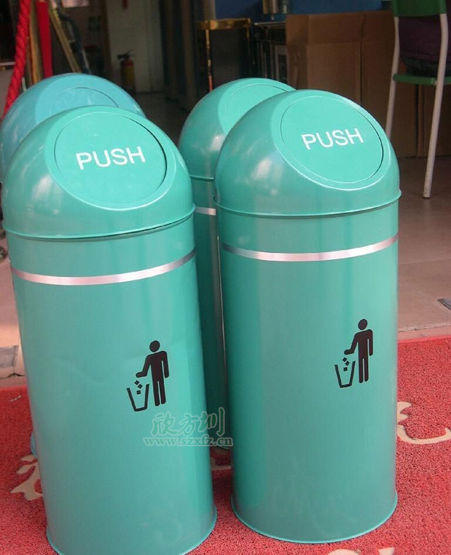 農(nóng)行鋼制垃圾桶 農(nóng)行鋼制垃圾桶