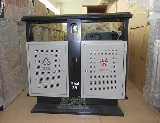 沖孔鋼制垃圾桶 沖孔鋼制垃圾桶