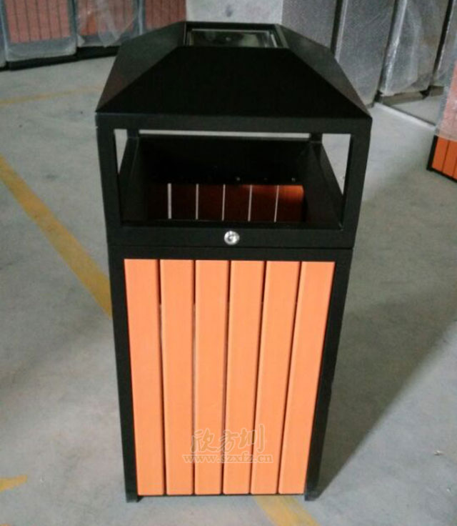 小區鋼木垃圾桶 小區鋼木垃圾桶